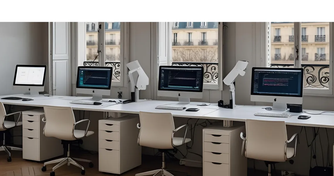 Illustration for “Flex office flexibility: digitalization takes hold, sensors show”