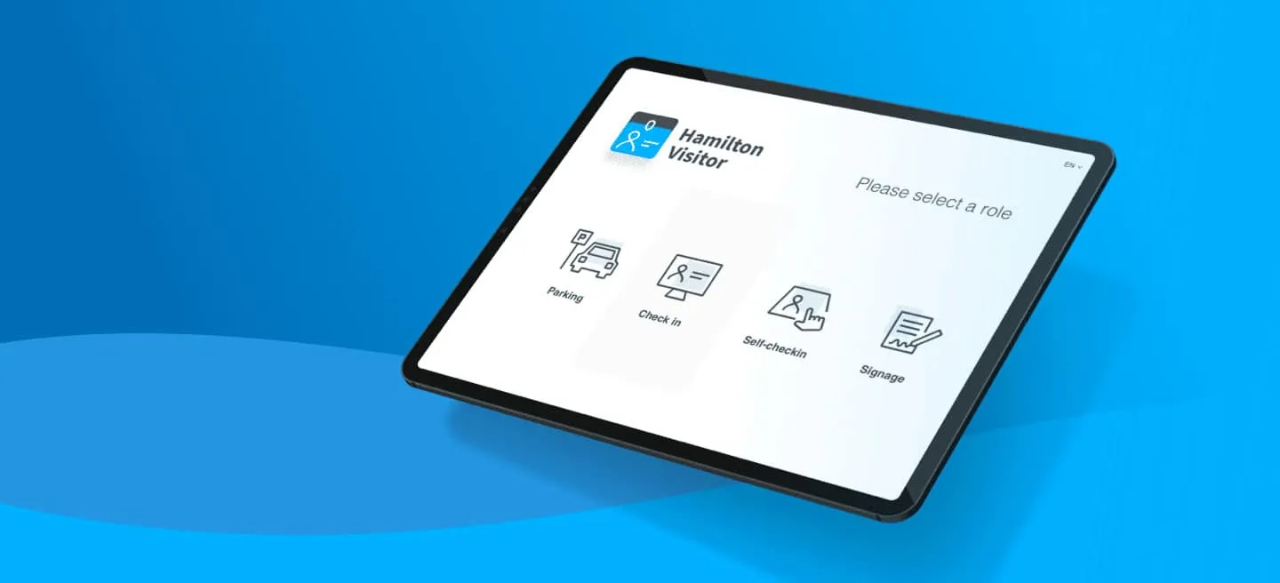 Illustration for “Hamilton Visitor on iPad”