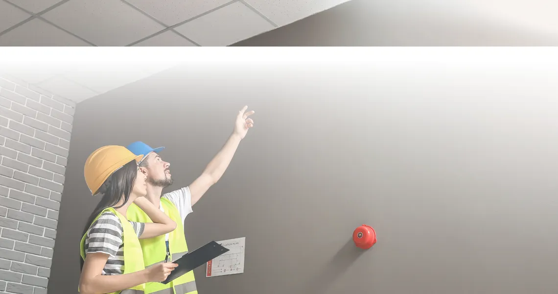 Illustration for “Safety handrail software for reporting fires”